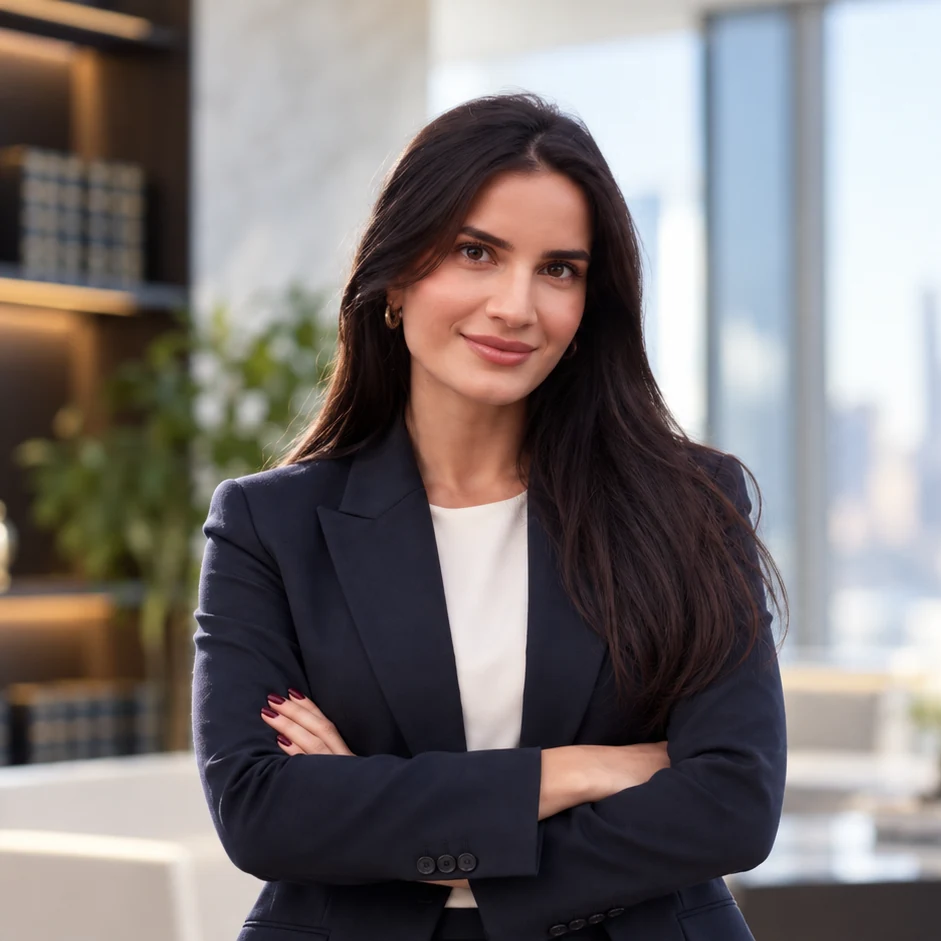 Feyza Banu Karaosmanoğlu, ofisteki portresi
